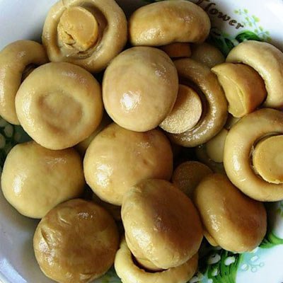 Салаты с консервированными шампиньонами