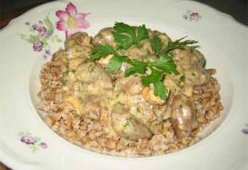 Салат из сердца куриного