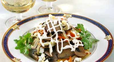 Рецепты салата из печени