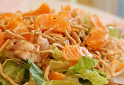 Салат с апельсинами и курицей