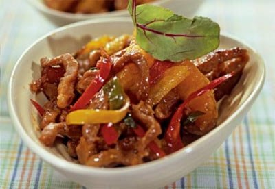 Салаты с телятиной