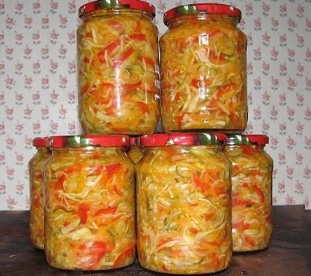 Салат из капусты на зиму