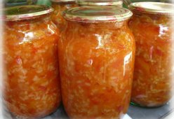 Салат из кабачков с рисом на зиму