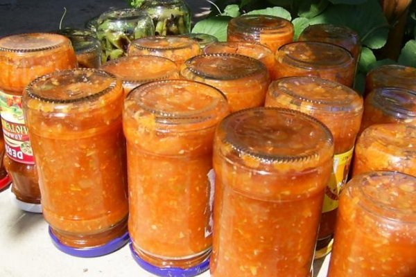 Салат тещин язык из баклажанов на зиму