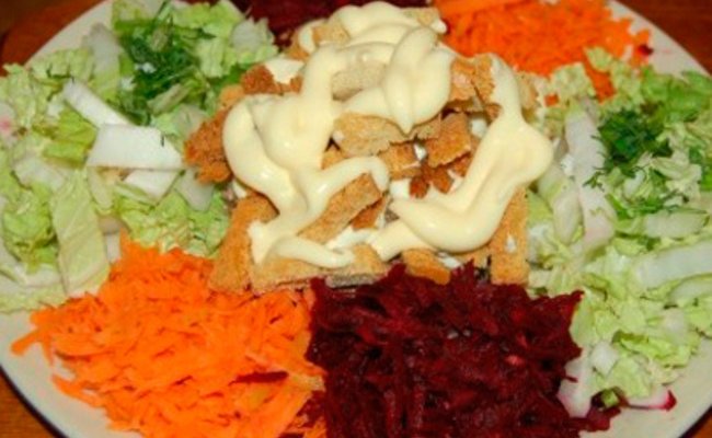 Салат огород