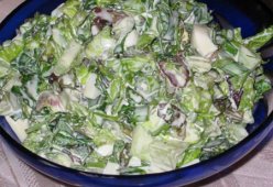 Салат из зеленой редьки