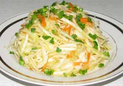 Салат со свежей капустой