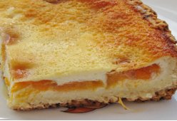 Заливной пирог с яблоками