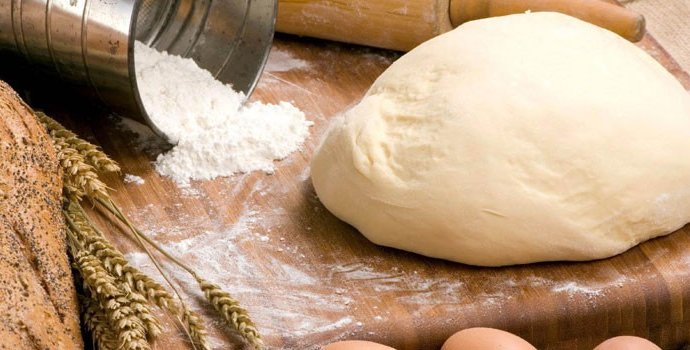 Кефирное тесто для пирога