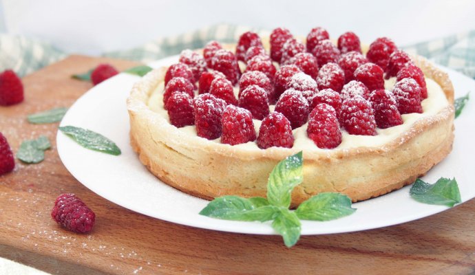 Малиновый пирог