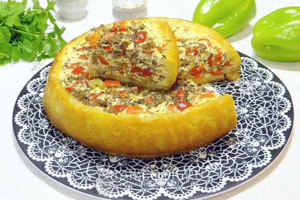 Заливной пирог в мультиварке