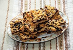 Песочный пирог с ягодами