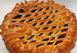 Песочный пирог с вареньем