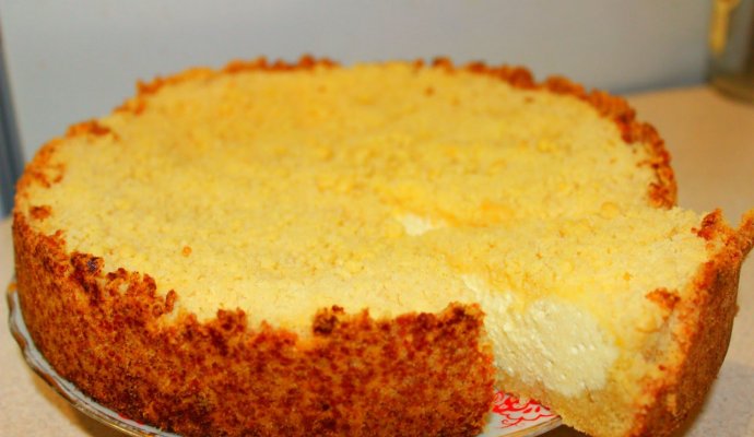 Королевский пирог с творогом