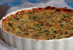 Жидкий пирог с капустой
