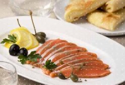 Салаты из горбуши