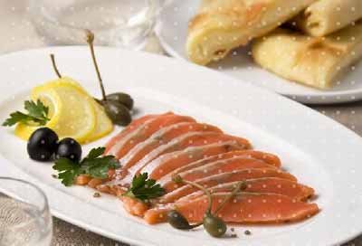 Салаты из горбуши