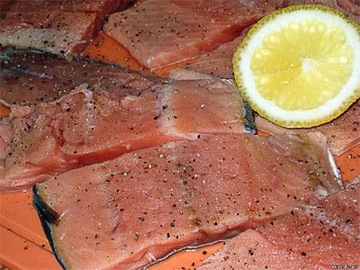 Салаты из горбуши консервированной