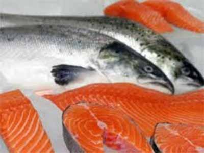 Салаты с лососем