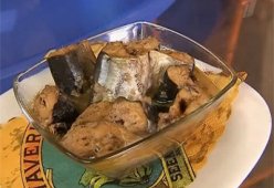 Салаты с сайрой консервированной