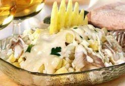 Салаты рыбные