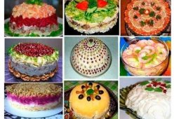 Салаты на праздничный стол