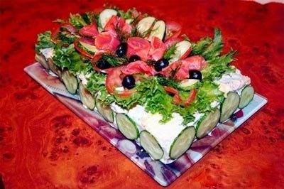 Мужские салаты