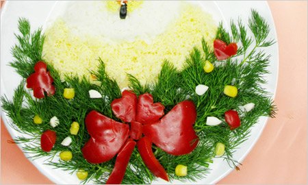 Оформление салатов