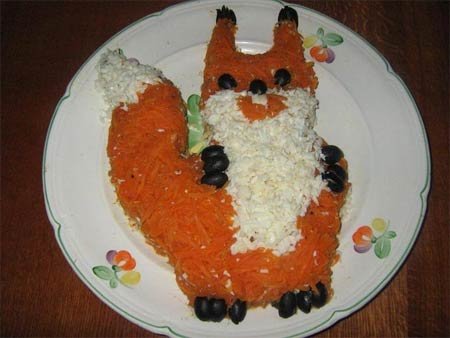 Салат Белочка