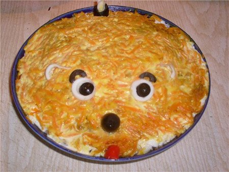 Салат лисья шубка