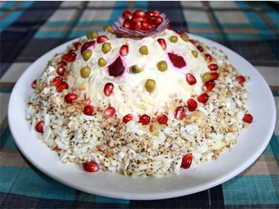 Салат Шапка Мономаха