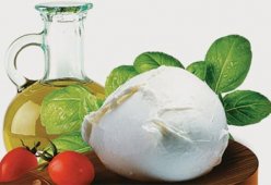 Салаты с моцареллой