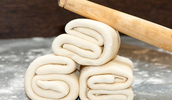 Как сделать рубленое слоеное тесто?