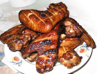 Крылышки в майонезе