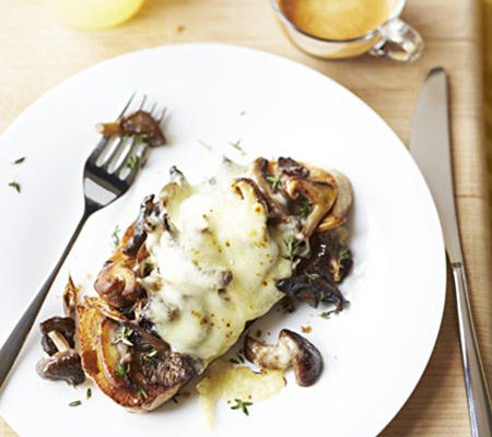 Бутерброды с грибами и сыром