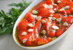 Маринованный и запеченный перец