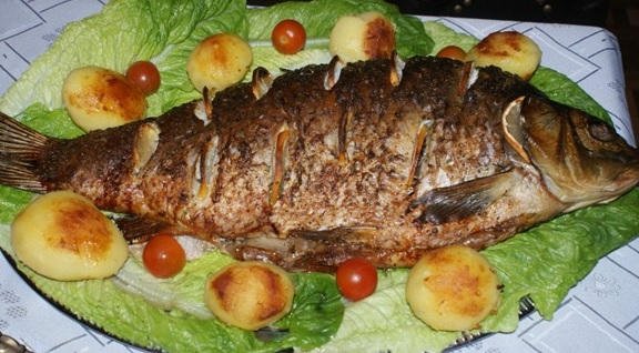 Карп фаршированный