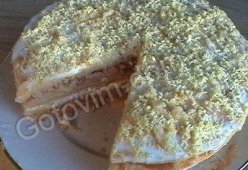 Рыбный торт