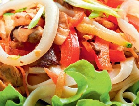 Кальмары в маринаде