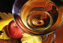 Белое яблочное вино