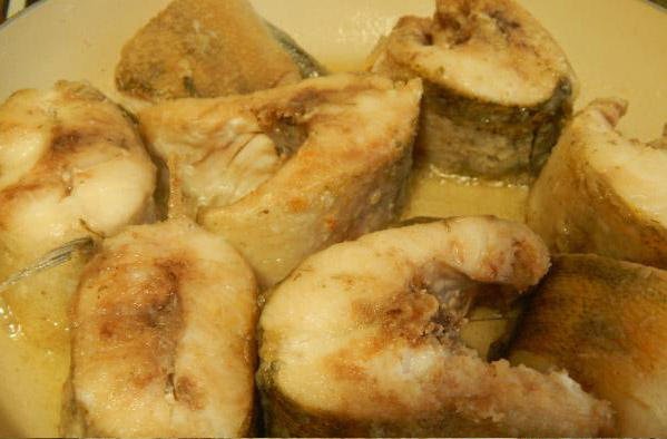 Жаренный судак