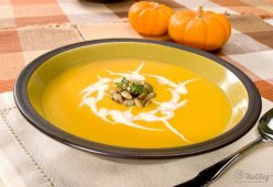 Сливочный крем-суп из тыквы