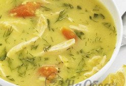 Куриный суп с рисом