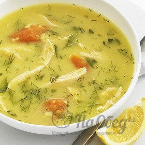 Куриный суп с рисом