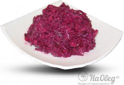 Салат из свеклы с чесноком