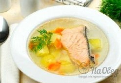 Уха из красной рыбы