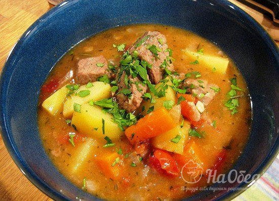 Солянка с картофелем