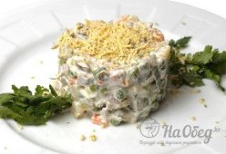 Оливье с яблоками