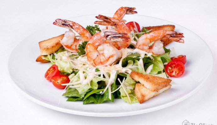 Цезарь с креветками