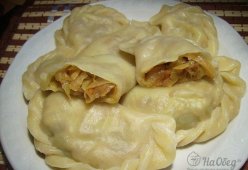 Вареники с капустой